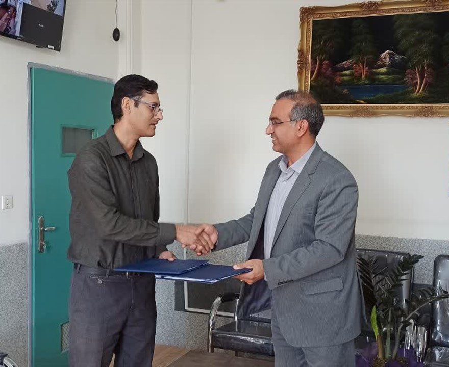 انعقاد تفاهم نامه همکاری دانشکده علوم پزشکی و خدمات بهداشتی و درمانی بم و آموزش و پرورش شهرستان
